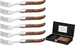 Jay Hill Steakvorken Laguiole - Rozenhout - 6 Stuks