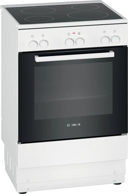 Bosch HKA004020U - Vrijstaand Fornuis - Keramische Kookplaat - Wit