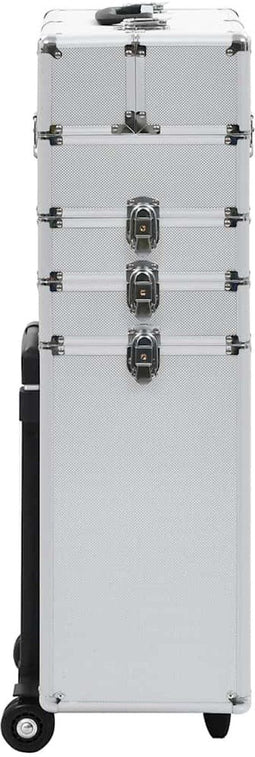 vidaXL - Make-up - trolley - aluminium - zilverkleurig