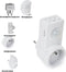 Perel Schemerschakelaar - instelbaar - detectiehoek 160° detectiebereik 9 m 230 V 1.5 A 300 W Franse aarding type E wit