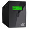 Green Cell UPS02 - UPS - 0,8 kVA 480 W - Zwart