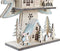 Kerstboom DKD Home Decor Rood Boomstructuur Blauw Roze Hout Groen (23 x 9 x 47 cm) (2 Stuks)