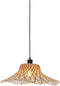 GOOD&MOJO Hanglamp Ibiza - Bamboe/Zwart - 50x50x15cm - - Hanglampen Eetkamer, Slaapkamer, Woonkamer