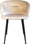 PTMD Eetkamerstoel Move Velvet Zand Metaal 73 x 56 x 55