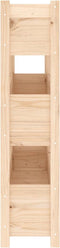 vidaXL - Plantenbak - 112x25x104,5 - cm - massief - grenenhout