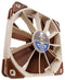 Noctua NF-F12 PWM - Ventilator 120mm - Geluidssterkte max. 22,4dB(A) - Bruin