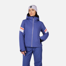 Rossignol Strawpile Ski Jas Dames - Waterdicht 20.000 mm - Isolatie 140g/100g - Blauw M