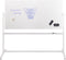 Whiteboard Lega verrijdbaar 100x200cm magnetisch emaille