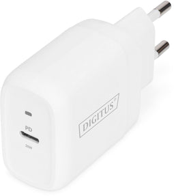 Digitus DA-10196 - Laadadapter - 20 W USB-C Power Delivery - Wit