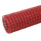 vidaXL Draadgaas vierkant 25x1.5 m staal met PVC coating rood