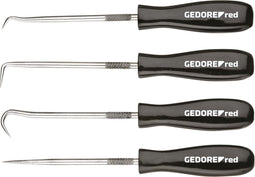 Gedore RED 3301548 Haakset voor O-ringmontage L.135mm 4-delig