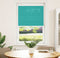 vidaXL - Plissé - rolgordijn - 75x150 - cm - stofbreedte - 74,4 - cm - petrol - groen