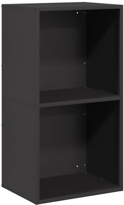 vidaXL - Brandhoutrek - 40x30x75 - cm - koudgewalst - staal - zwart