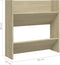 vidaXL-Wandschoenenkasten-2-st-60x18x60-cm-spaanplaat-sonoma-eiken