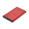 Aisens ASE-2525RED - Externe behuizing - USB 3.2 - Rood