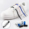 Duurzame Polyester Elastische Schoenveters - Set van 4 met Unieke Metalen Sluitingen