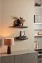 WOOOD Rock - Wandplank - Aluminium - Zwart - 7x60x13