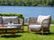 House Nordic Terracina - Loungestoel - Ergonomisch ontwerp - Grijs - 80x70x75 cm