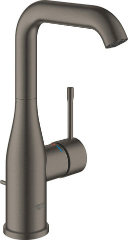 GROHE Essence New - Wastafelkraan - hoge draaibare uitloop - hard graphite geborsteld (mat antraciet)
