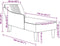 vidaXL - Chaise - longue - met - rechterarmleuning - fluweel - lichtgrijs