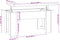 vidaXL - Salontafel - 101x49x52 - cm - bewerkt - hout - hoogglans - wit
