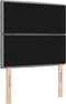 vidaXL - Hoofdbord - met - lijnendesign - Lichtgrijs - 80 - cm - Stof
