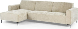 Furntastik Cannae 3 zits bank CL links, stof Rowan, taupe