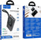 Hoco PD20 10.000mAh Compact Sized 22.5W Quick Charge 3.0 Intelligente Powerbank - Zwart