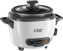 Russell Hobbs Mini Rijstkoker - 3 porties - Automatische warmhoudfunctie - Wit