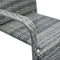 Juskys Yoro - Tuinstoelen - 4-delig - Stapelbaar - Grijs (4 stuks)