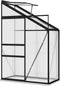 vidaXL - Tuinkas - 1,44 - m³ - aluminium - antracietkleurig