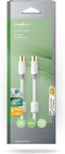 Nedis CSBW40015WT50 - Coaxkabel 500cm - Wit