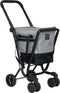 Ceruzo by Playmarket Easy Go - Boodschappentrolley - Inklapbaar 40L - Zwart-Grijs