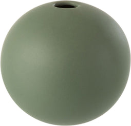 J-Line vaas Bol - keramiek - groen - small - 11.5 cm hoog
