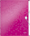 Sorteermap Leitz WOW 6 tabbladen PP roze - 4 stuks
