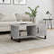 vidaXL - Salontafel - 90x50x40 - cm - bewerkt - hout - betongrijs