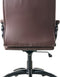 Directeursstoel Draaibaar GRACEFUL Kunstleer Donkerbruin