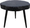 Bijzettafel live edge - ø45-47 cm - Acaciahout/ijzer
