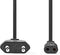 Nedis CEGL11060BK20 - Stroomkabel Euro-connector - 200cm - Zwart