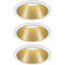 Paulmann Cole set inbouwspot - LED - wit/goud mat - 3-traps dimbaar - 2700K - warmwit