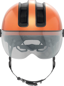 Abus Hud-Y Ace - Fietshelm - Oplaadbaar achterlicht - Goldfish Orange M (54 - 58 cm)