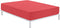 Verstelbaar onderlaken Alexandra House Living Rood 105 x 190/200 cm