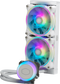 Cooler Master MasterLiquid ML240L - All-in-One Processor Koeler - 240mm Radiator met RGB Verlichting - Wit