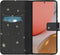 iMoshion Hoesje Geschikt voor Samsung Galaxy A72 Hoesje Met Pasjeshouder - iMoshion Design Softcase Bookcase - Meerkleurig / Stars Gold