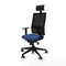 Bureaustoel met hoofdsteun Piqueras y Crespo 1D066G1 Marineblauw
