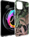 iMoshion Hoesje Geschikt voor Motorola Edge 20 Lite Hoesje Siliconen - iMoshion Design hoesje - Groen / Roze / Dark Jungle