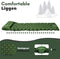 Vertrex Inflate-X1 Slaapmat met Ingebouwde Pomp - Luchtbed - 1 Persoons - Mosgroen