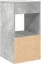vidaXL - Nachtkastje - met - lade - 35x34x66,5 - cm - betongrijs
