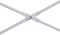 vidaXL - Computerbureau - 110x72x70 - cm - bewerkt - hout - wit