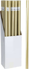 Rol inpakpapier/cadeaupapier - 1x stuks - feest/verjaardag - 400 x 70 cm - papier - metallic goud kleur